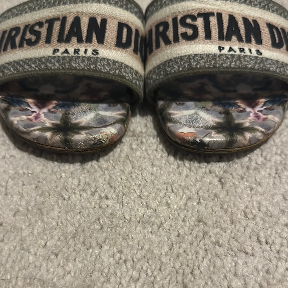 Dior Multicolor Slide Sandals - Picture 5 of 11